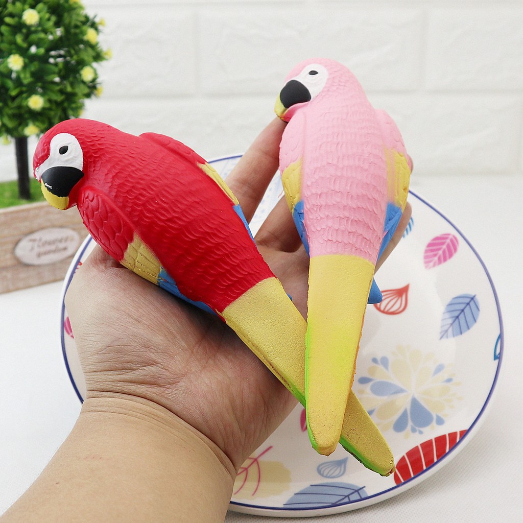 squishy con vẹt