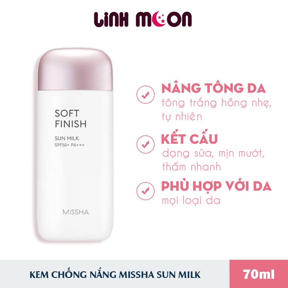 Kem Chống Nắng Missha All-Around Safe Block Sun Milk 70ml