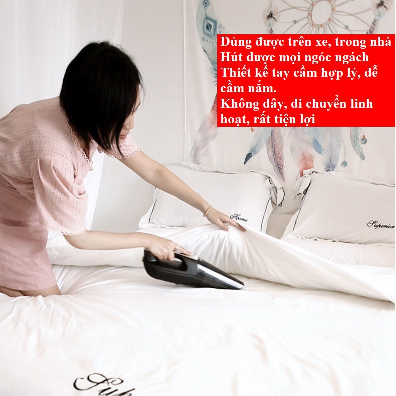 Máy Hút Bụi Kèm Bơm Lốp Ô Tô Mini Cầm Tay Không Dây 4 Trong 1 Shenron Nhật Bản | BigBuy360 - bigbuy360.vn
