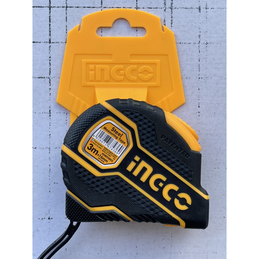 Thước cuộn thép nền vàng cao cấp INGCO đủ size HSMT0803 HSMT08052 HSMT0805 HSMT0808 HSMT0810