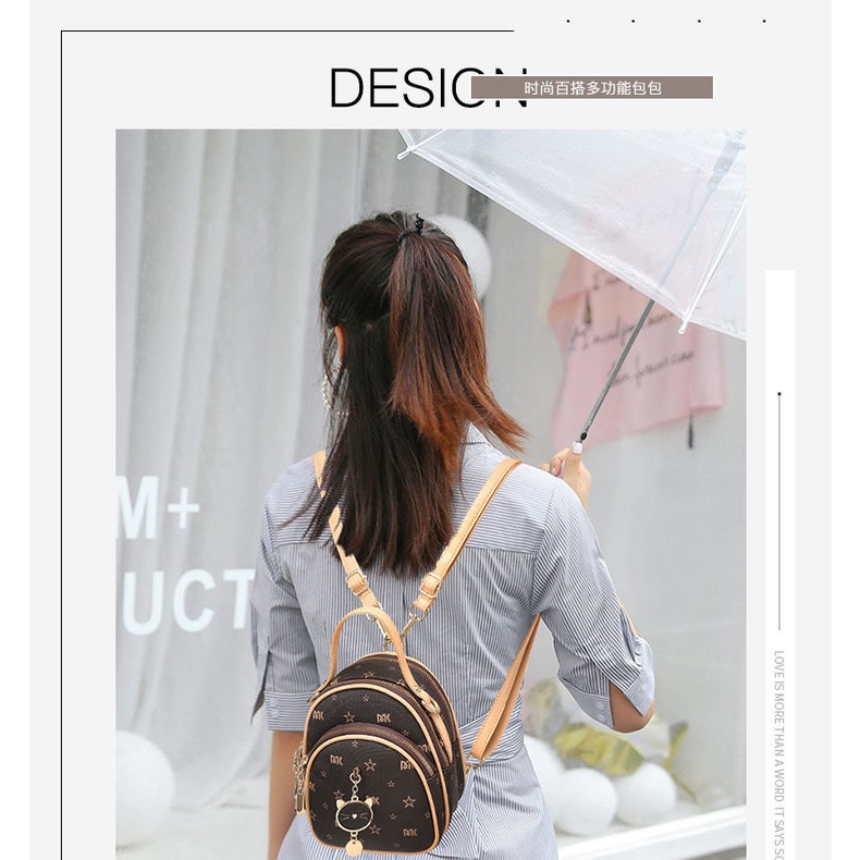 Ba lô chính hãng ba lô thời trang nữ Hàng Mới Về Ba Lô Da Mini Thời Trang Cho Nữ