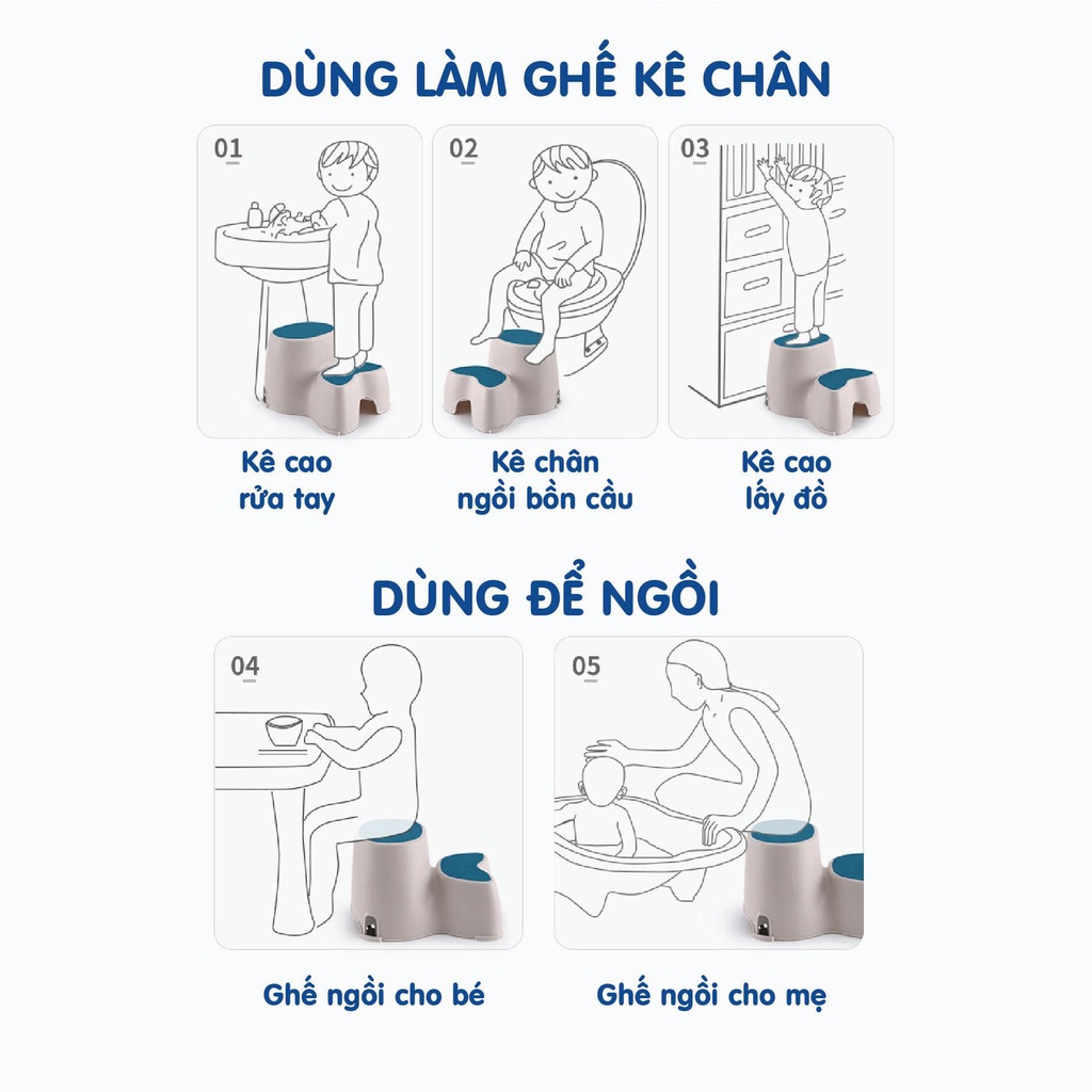 [CHÍNH HÃNG POMO] Ghế bậc HOLLA