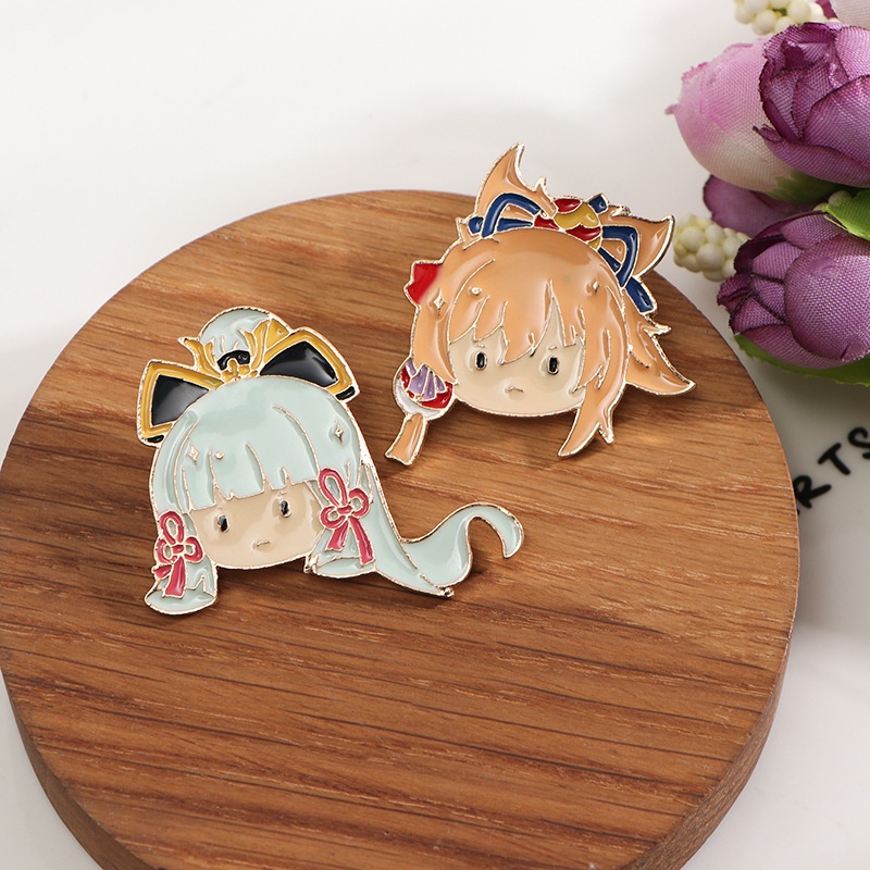 Huy Hiệu Cài Áo Hình Yoimiya Kamisato Ayaka