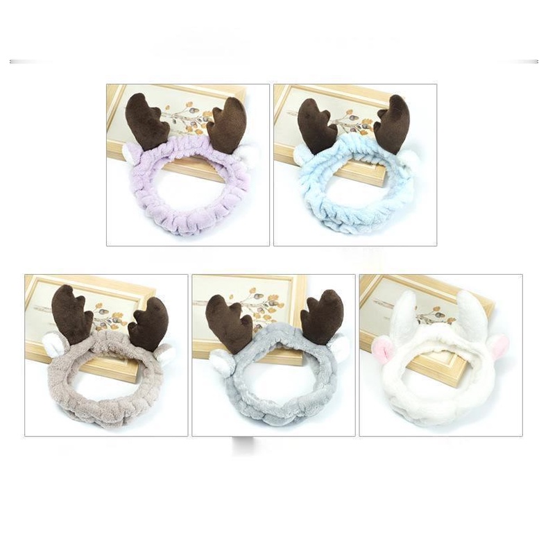 Băng đô hình sừng hươu đơn giản dễ thương cho nữ