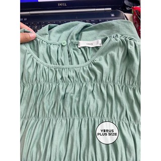 [virusplussize]Sale outlet - ĐẦM (mngxb) MIDI BIGSIZE mango XUẤT XIN
