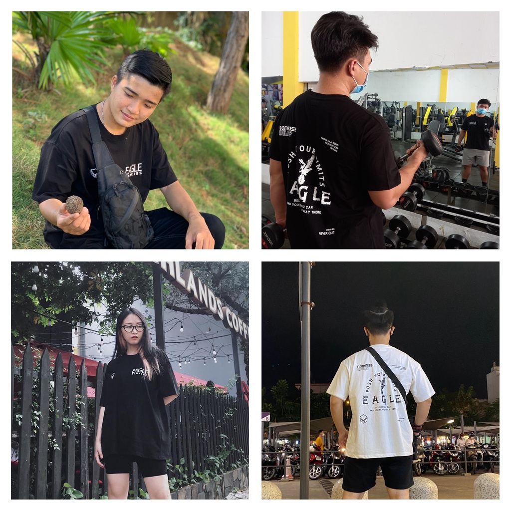Áo Oversized Eagle - Push Your Limits 𝐋𝐎𝐂𝐀𝐋 𝐁𝐑𝐀𝐍𝐃 được ae gymer tin tưởng.