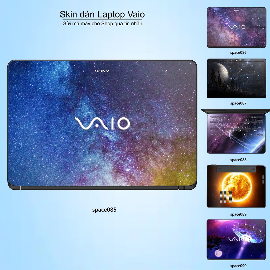 Skin dán Laptop Sony Vaio in hình không gian _nhiều mẫu 15 (inbox mã máy cho Shop)