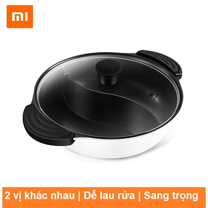  Nồi lẩu 2 ngăn Xiaomi/Combo bếp từ+nồi lẩu