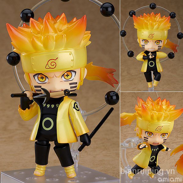 【Hand-run boutique special shop】【SPOT】[NEW]Anime Two-Dimensional Naruto Hand-Held Six-Way Vortex NarutoqFor the Movable Face1273#Clay Figure Model