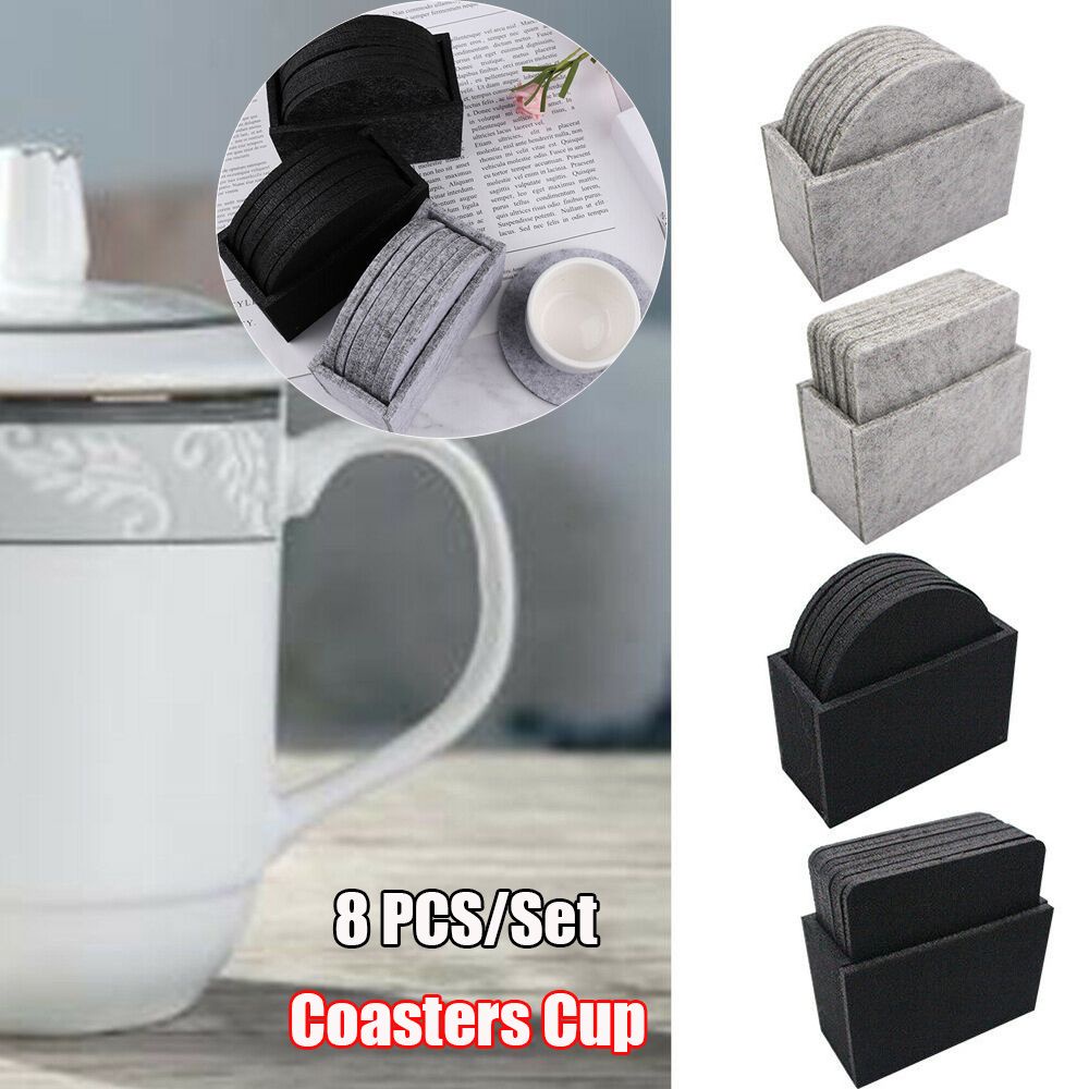 Bộ tấm lót cốc cách nhiệt chống trượt thấm hút tốt cho nhà bếp