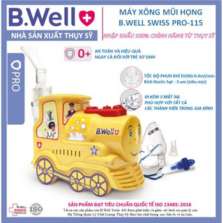 [Chính Hãng] Máy xông mũi họng BWell-  B.Well PRO-115. (Hàng nhập Thụy Sĩ)