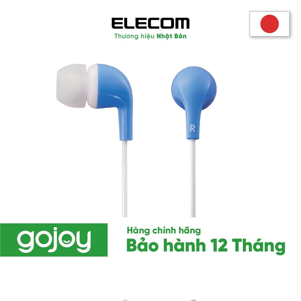 Tai nghe sắc màu nhét tai ELECOM EHP-CN300A chính hãng - bảo hành 12 tháng