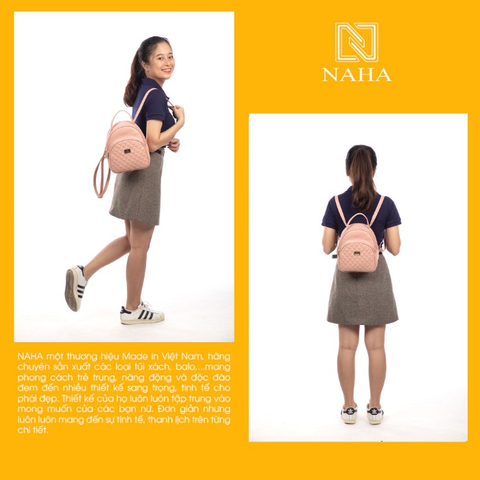 Balo nữ thời trang NAHA nhiều màu , phong cách trẻ trung hiện đại bảo hành 1 năm. Mã BL09