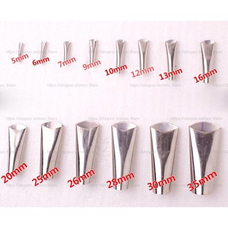Bộ 14 đầu vòi bắn, bơm keo Silicon,keo bê tông bằng Inox chống mài mòn