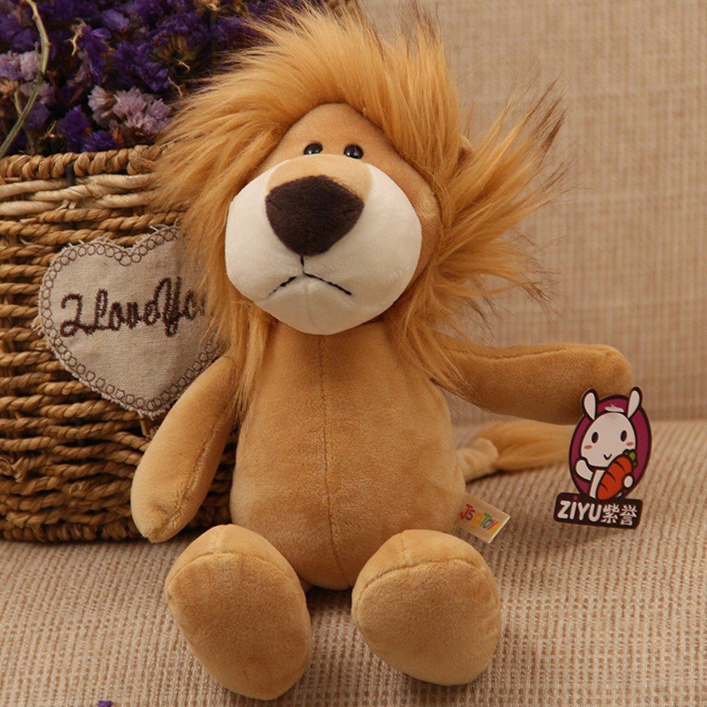 Thú nhồi bông sư tử nhồi bông đáng yêu