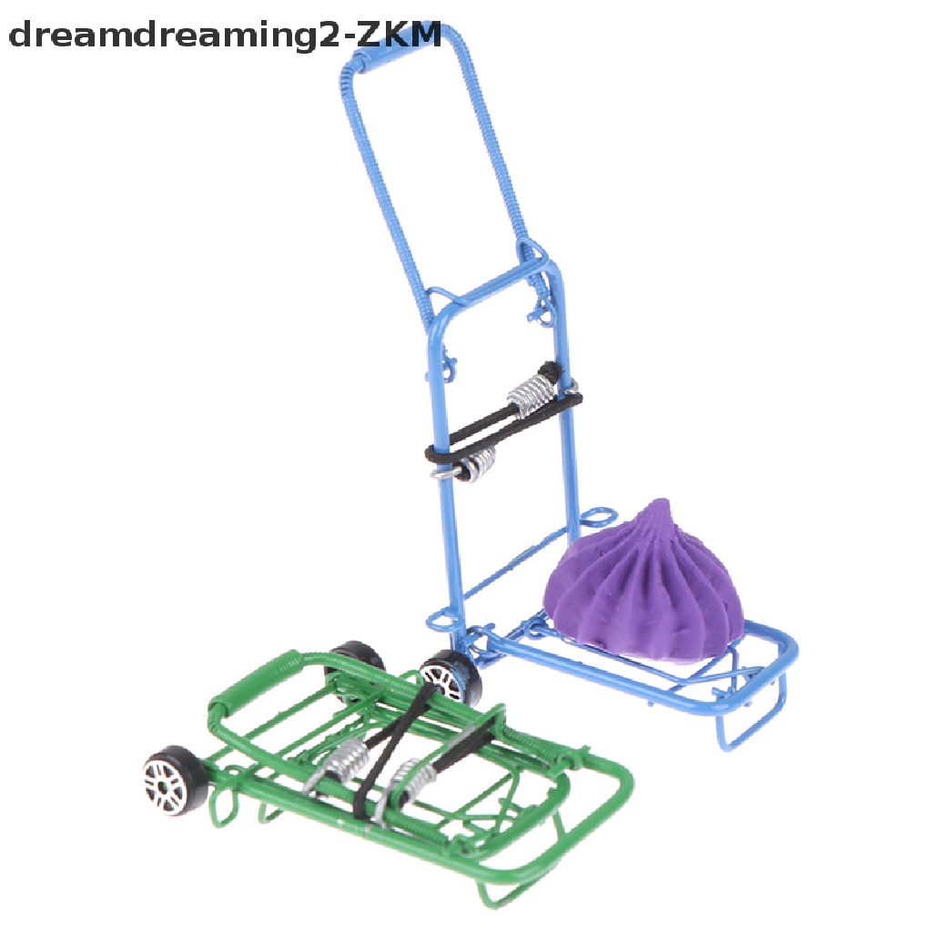 Mô Hình Xe Kéo Gấp Gọn Tỉ Lệ 1: 12 Dùng Trang Trí Tiểu Cảnh / Nhà Búp Bê