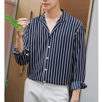 _FREE SHIP 50K_ Áo Sơ mi Sọc Đen Trắng Nam Nữ Unisex HOT Nhất Vải Tốt Bền Đẹp chống xù co giãn  ༷ ཾ