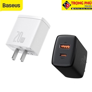 Cốc Sạc Nhanh Baseus 2 cổng 20W Baseus Compact, củ sạc mini đa năng mới nhất