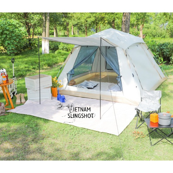 Lều dã ngoại tự bung 4-6 người chống nước chống tia tử ngoại KT 2m4x2m4 - Lều cắm trại du lịch-DCP8