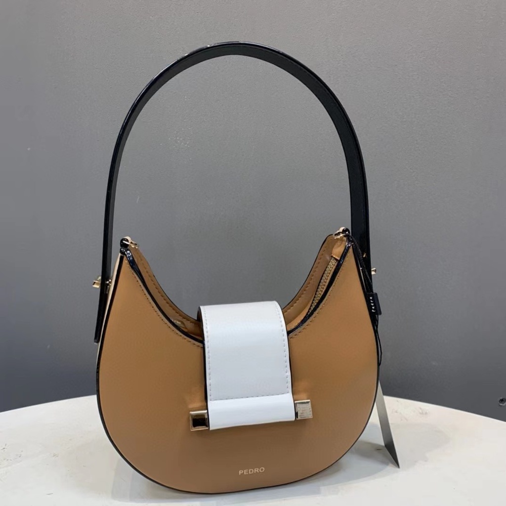 Túi Đeo Vai Hình Bán Nguyệt Có Khóa Kéo Phong Cách Mới PW276390053-1 Dây Đeo Vai Có Khóa Nam Châm Hình Bán Nguyệt Thanh Lịch Có Thể Điều Chỉnh