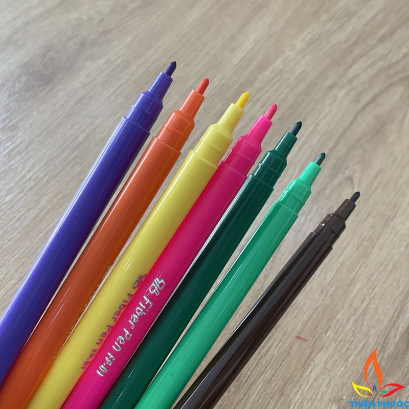 Bút lông màu nước Thiên Long fiber pen colorkit FP-01 SUKADO