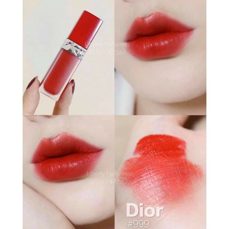 Son Kem Dior Rouge Ultra Care Liquid Màu 999 Bloom