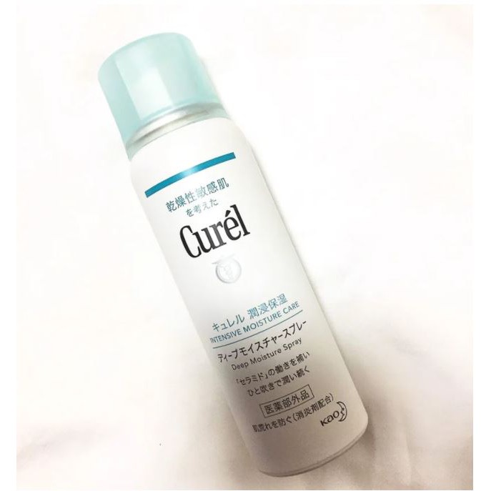 [Mini 60g] Xịt Khoáng Dưỡng Da Cấp Ẩm Chuyên Sâu Curél Intensive Moisture Care Deep Moisture Spray