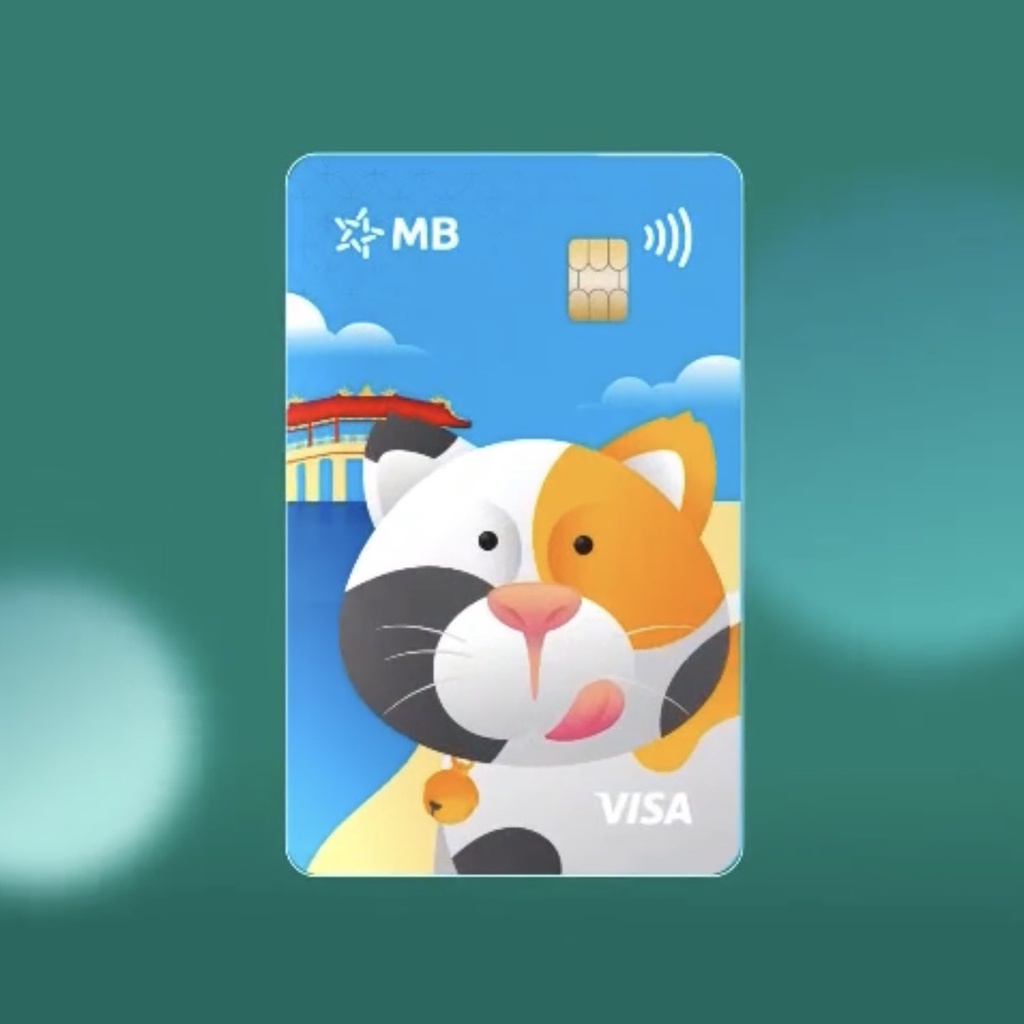 Thẻ hình 12 Con Giáp, thẻ MBBank - Phiên bản limited, Thẻ ATM VISA MB bank, MB Hi Collection