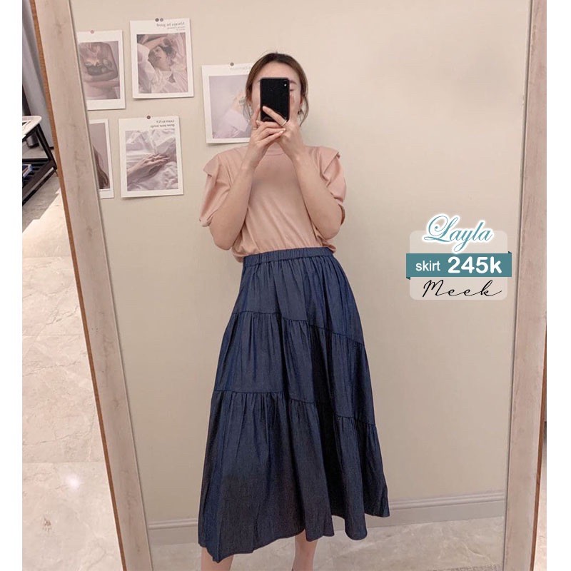 Layla Skirt - Chân váy 3 tầng dáng dài - Meek Fashion | BigBuy360 - bigbuy360.vn