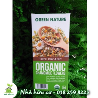 Trà hoa cúc nguyên bông hữu cơ Green Nature 100gr - Date: 4/2026