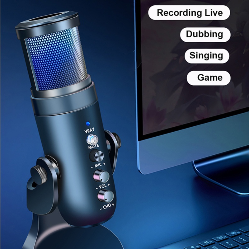 Micro thu âm đa hướng giảm tiếng ồn kết nối cổng Usb độc đáo cho máy tính