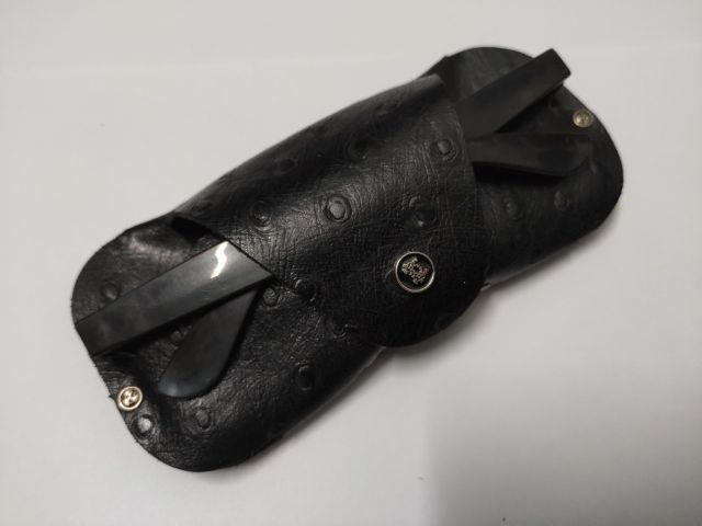 Bao da đựng kính da bò