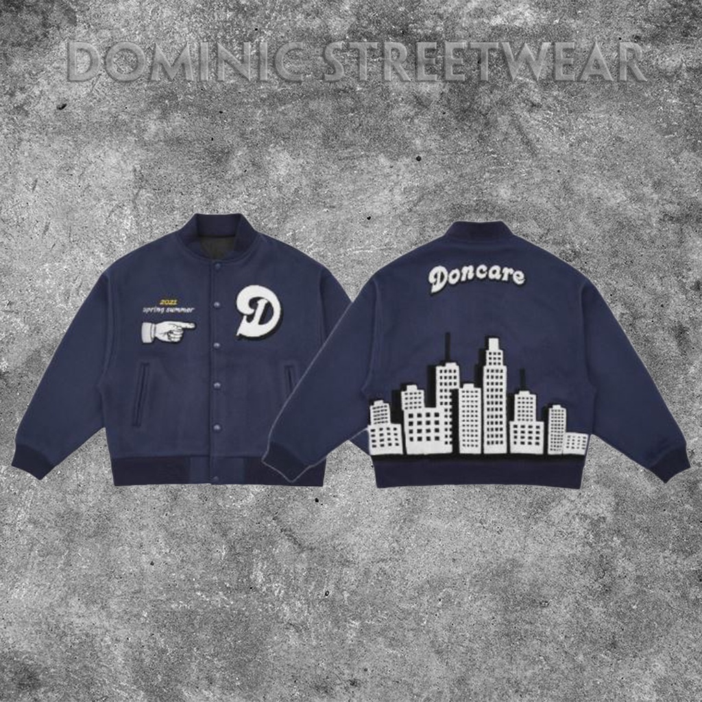 Áo Bomber - AFGK - Doncare City View Collage Varcity Jacket