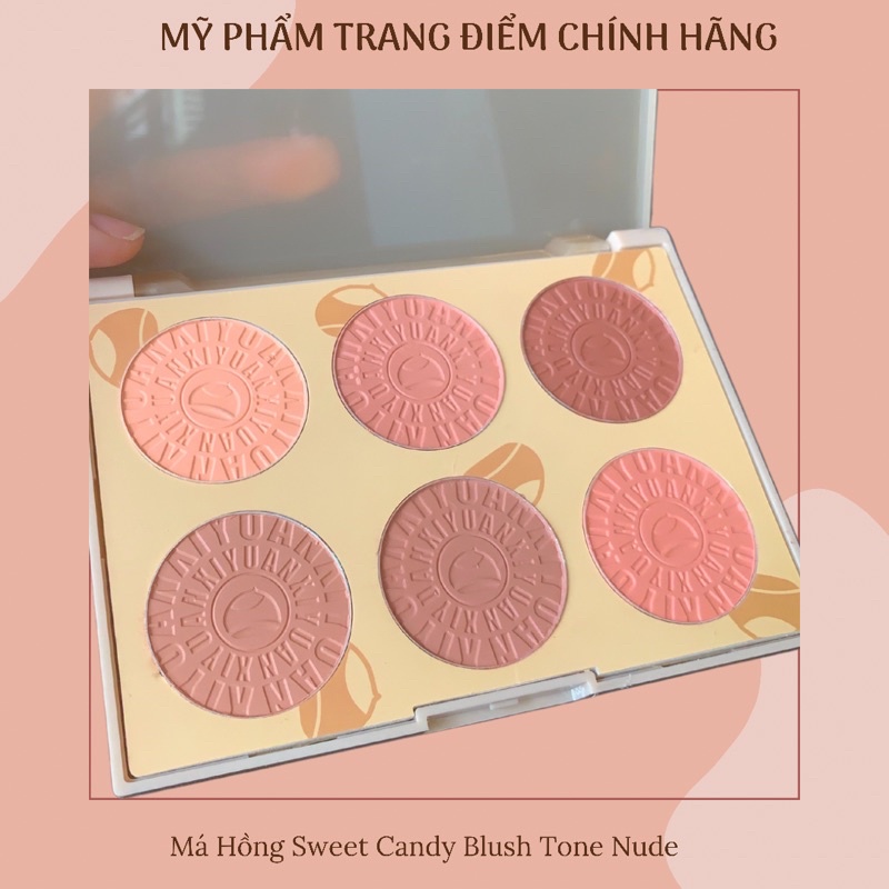 Phấn Má Hồng, Phấn Mắt Tone Nude Siêu Tây Makeup Natural Blush Trend Beauty | BigBuy360 - bigbuy360.vn