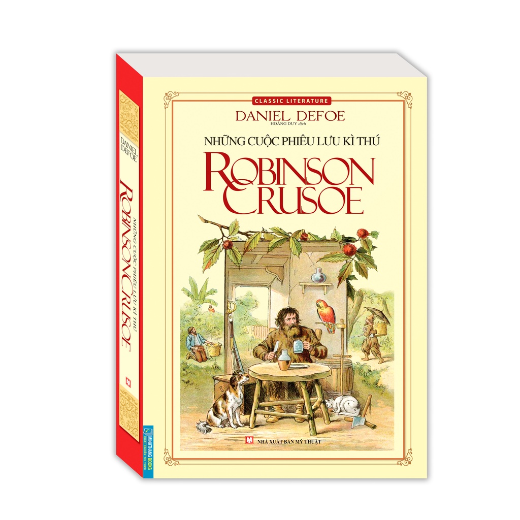 Sách - Những cuộc phiêu lưu kì thú Robinson Crusoe