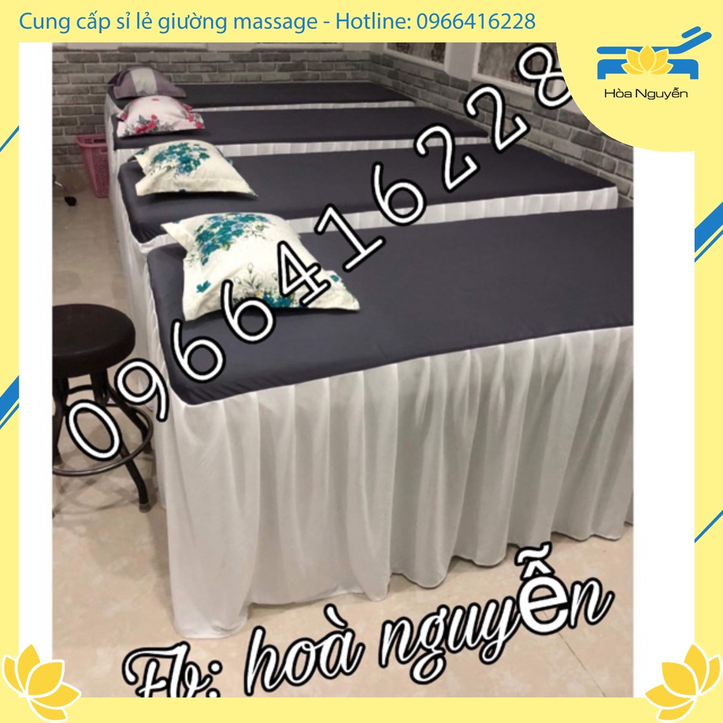 ❄ Ga Phủ Thun Giường Spa, Nối Mi, Phun Xăm Mix Màu