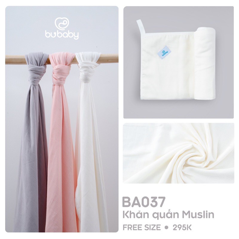 Bu baby - Khăn quấn Muslin BA037