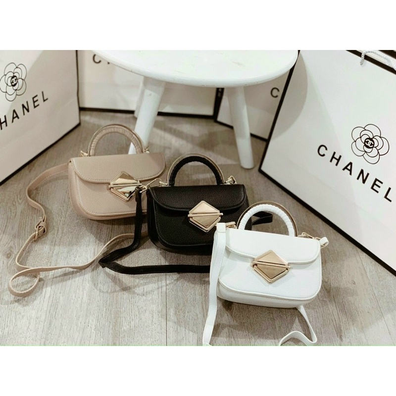 Túi xách quai kiềng hàng Quảng Châu về ba màu siêu xinh