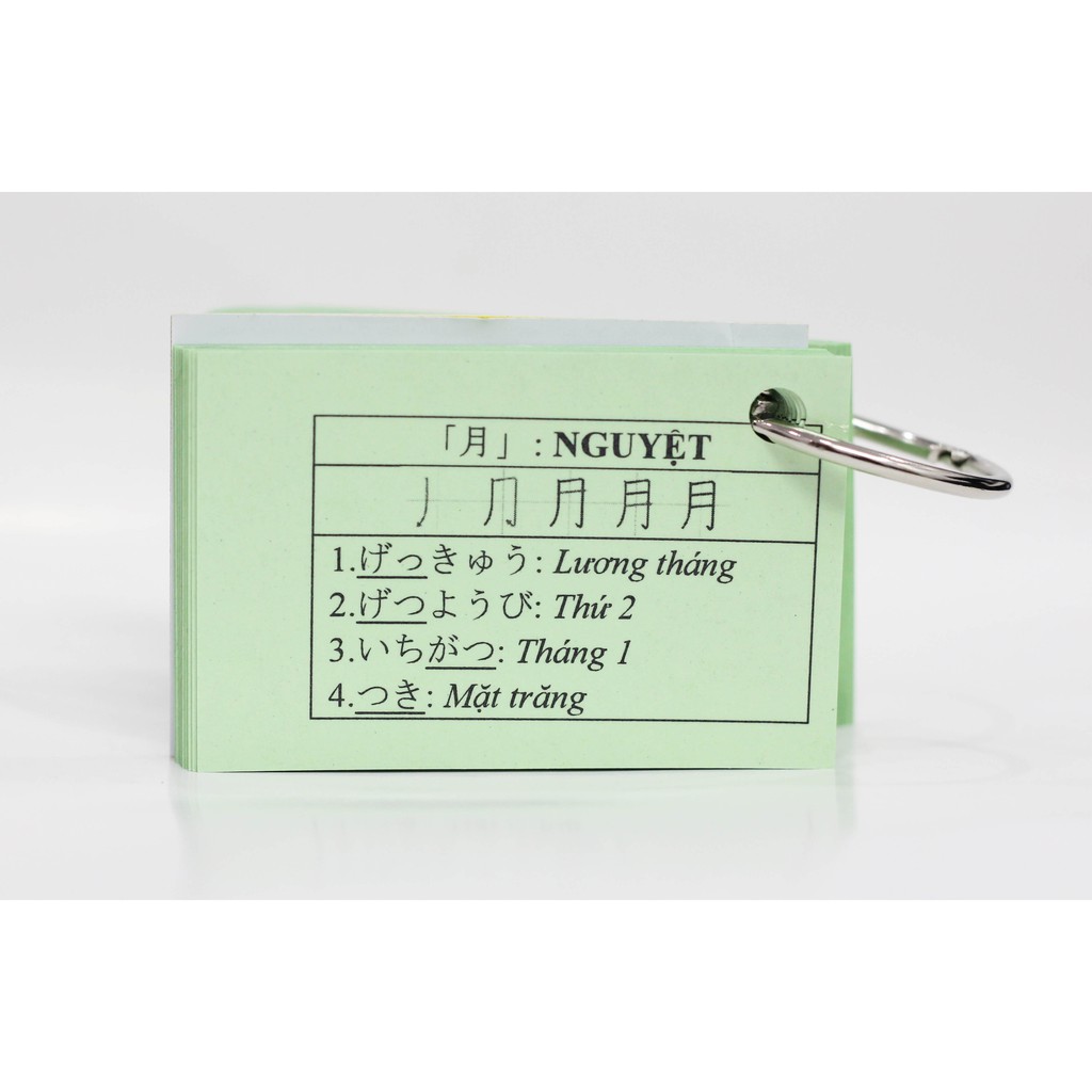 Thẻ Học Hán Tự Tiếng Nhật N5 - Flashcards Kanji Sơ Cấp N5