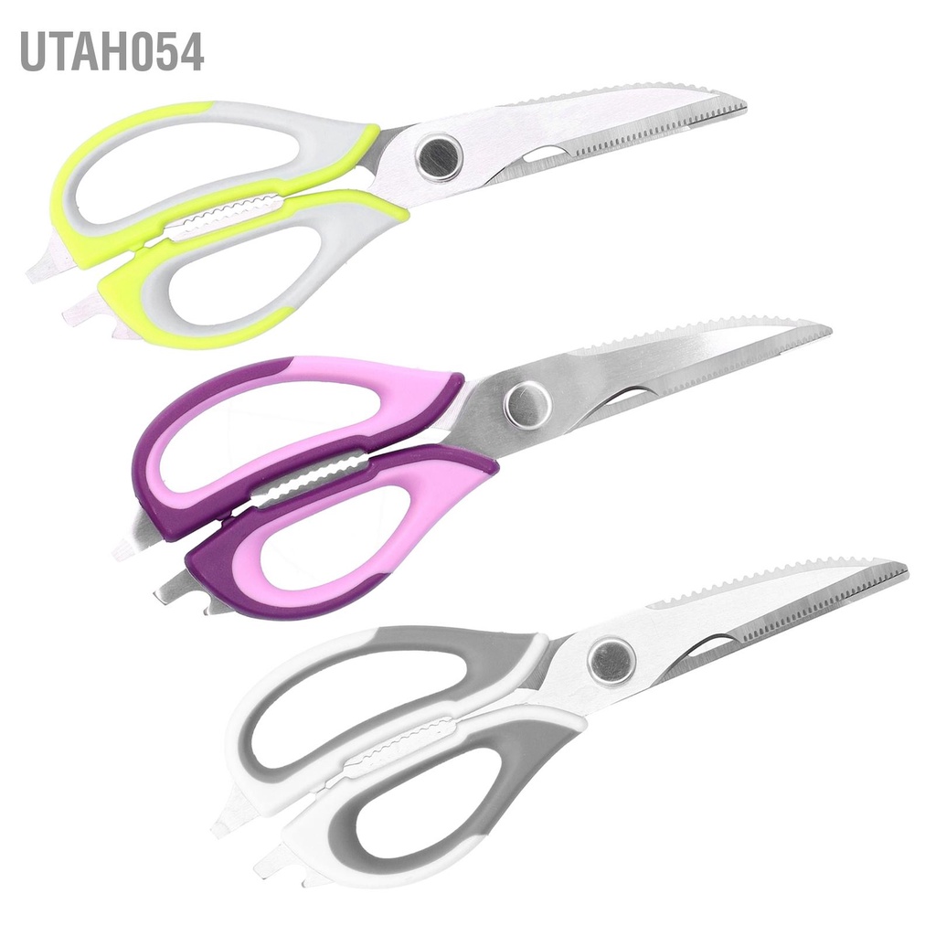 Utah054 Kéo nhà bếp có thể tháo rời đa chức năng bằng thép không gỉ cho thực phẩm hải sản gia đình