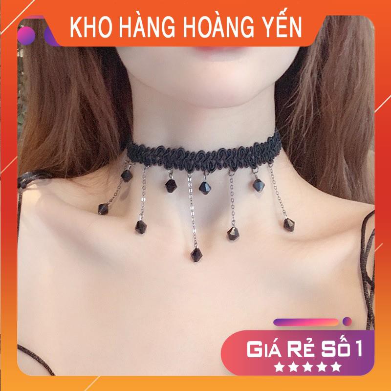 Giá sỉ vòng cổ choker đính đá cao cấp