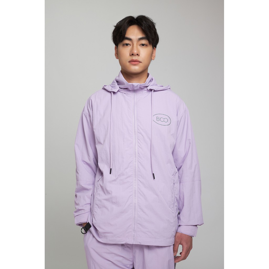 Áo Khoác Gió Nam Nữ BOO In Phản Quang Áo khoác gió nam nữ 2 lớp có mũ / áo gió chống nắng có khóa kéo in phản quang BOO