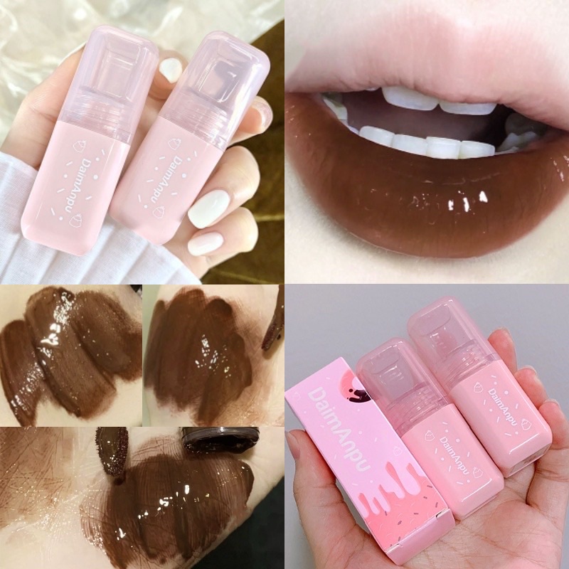 Son bóng Daimanpu dưỡng ẩm lâu trôi kháng nước nắp hồng cực xinh