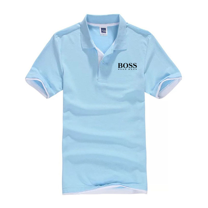 HUGO BOSS áo polo Ngắn Tay Thời Trang Mùa Hè Dành Cho Nam