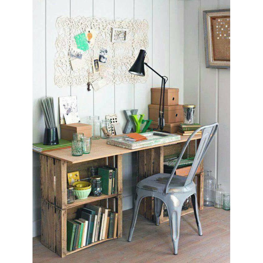 Hộp gỗ Pallet lắp ghép thành Bàn