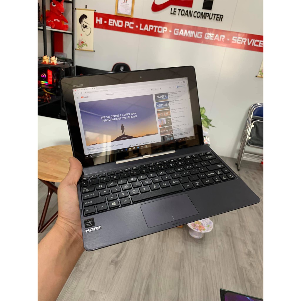Laptop Mini Asus Transformer T100TA (Z3740, Ram 2GB, SSD 64GB ,10.1 inch Cảm ứng) | BigBuy360 - bigbuy360.vn