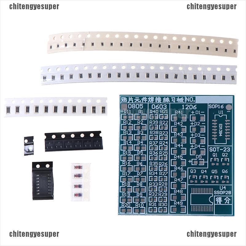 Bộ Bo Mạch Thực Hành Hàn Chitengyusuper Smt Smd