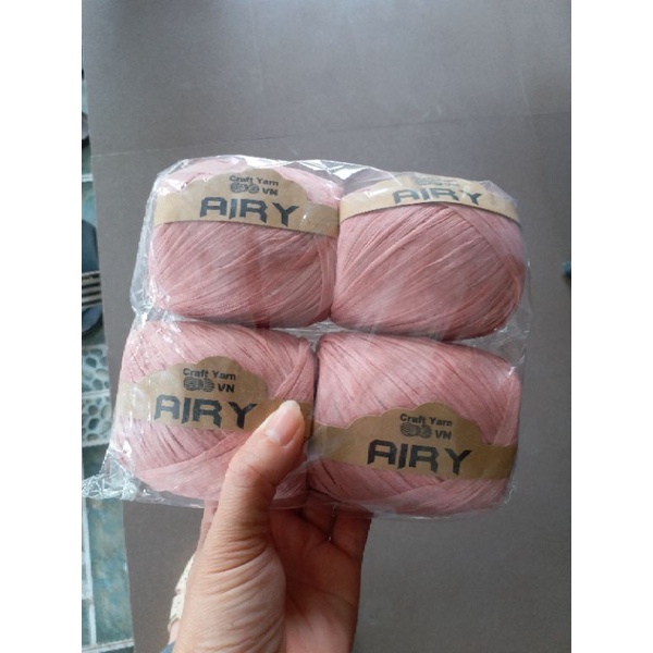 Sợi Airy giấy móc mũ nón, túi xách