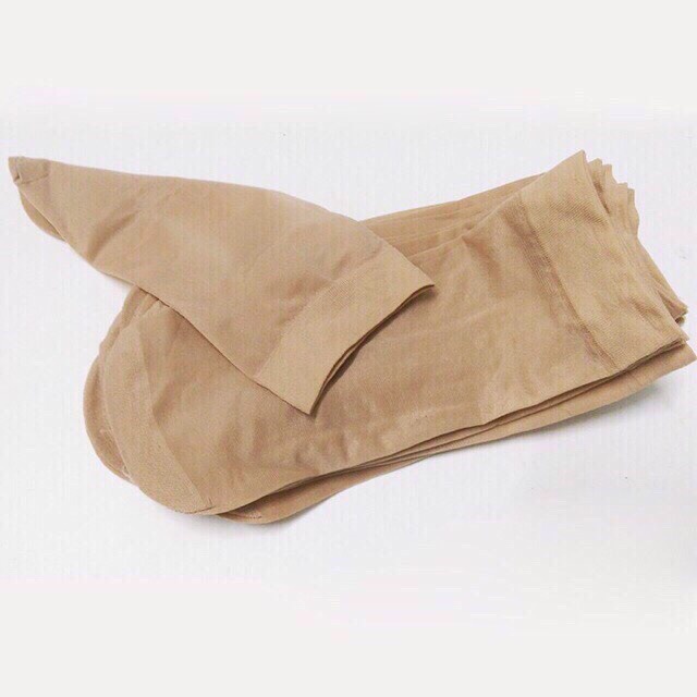 GG Set 10 đôi tất da chân nữ mỏng siêu dai, tất giấy bó chất mỏng dai Dumi Shop