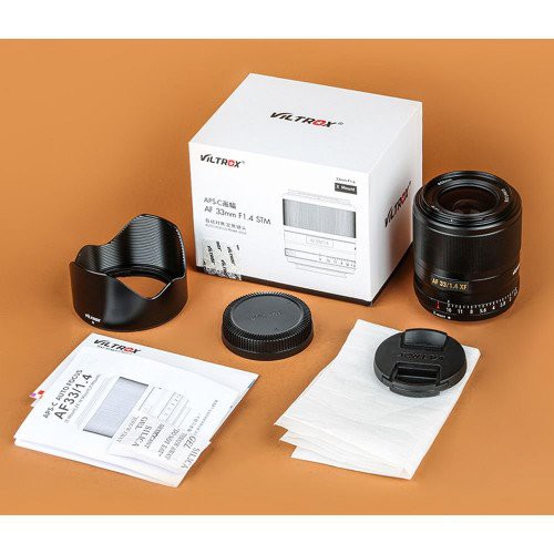 [Tặng Mũ Fuji] Ống kính Viltrox 33mm f/1.4 STM ED IF cho Fujifilm X (AF 33mm F1.4) | Chính Hãng